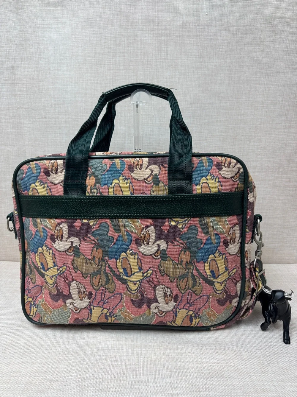 Disney Green Multi-Character Canvas Laptop Bag